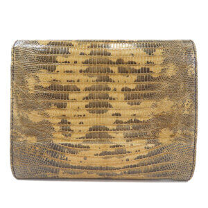 Prada Leather Python Motif Wallet Bi fold